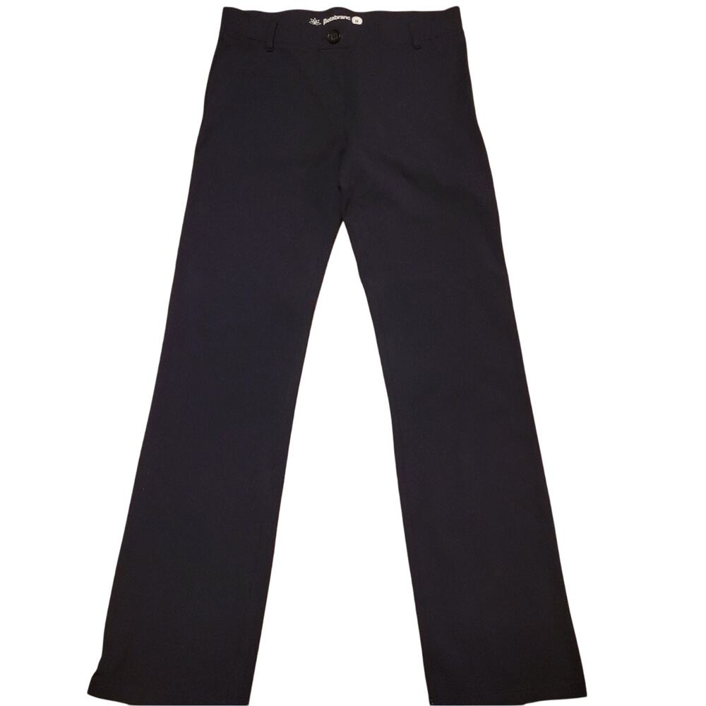 Betabrand Womens Black Straight-Leg Pants Size M Office Siren Dressy